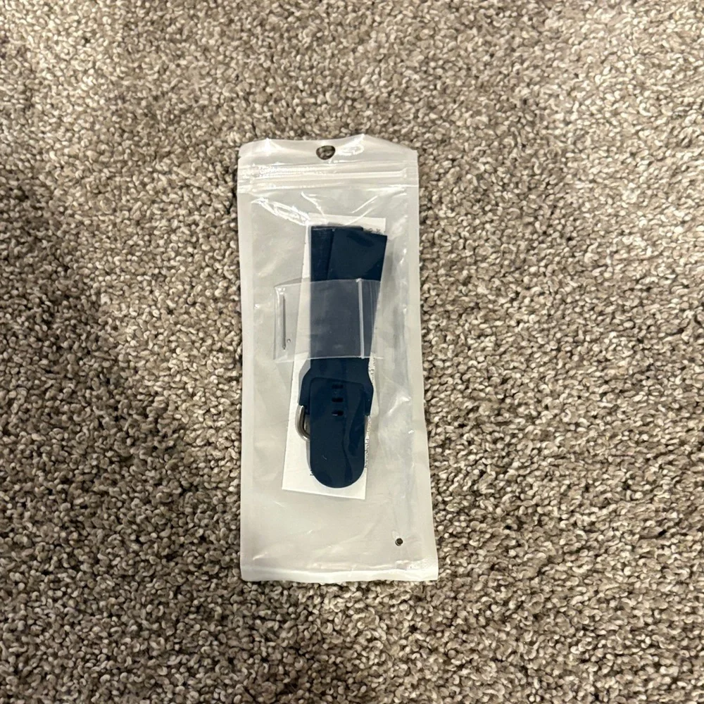 Silicone Watch Band in Dark Blue
